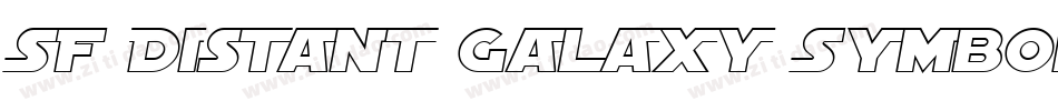 SF Distant Galaxy Symbols字体转换